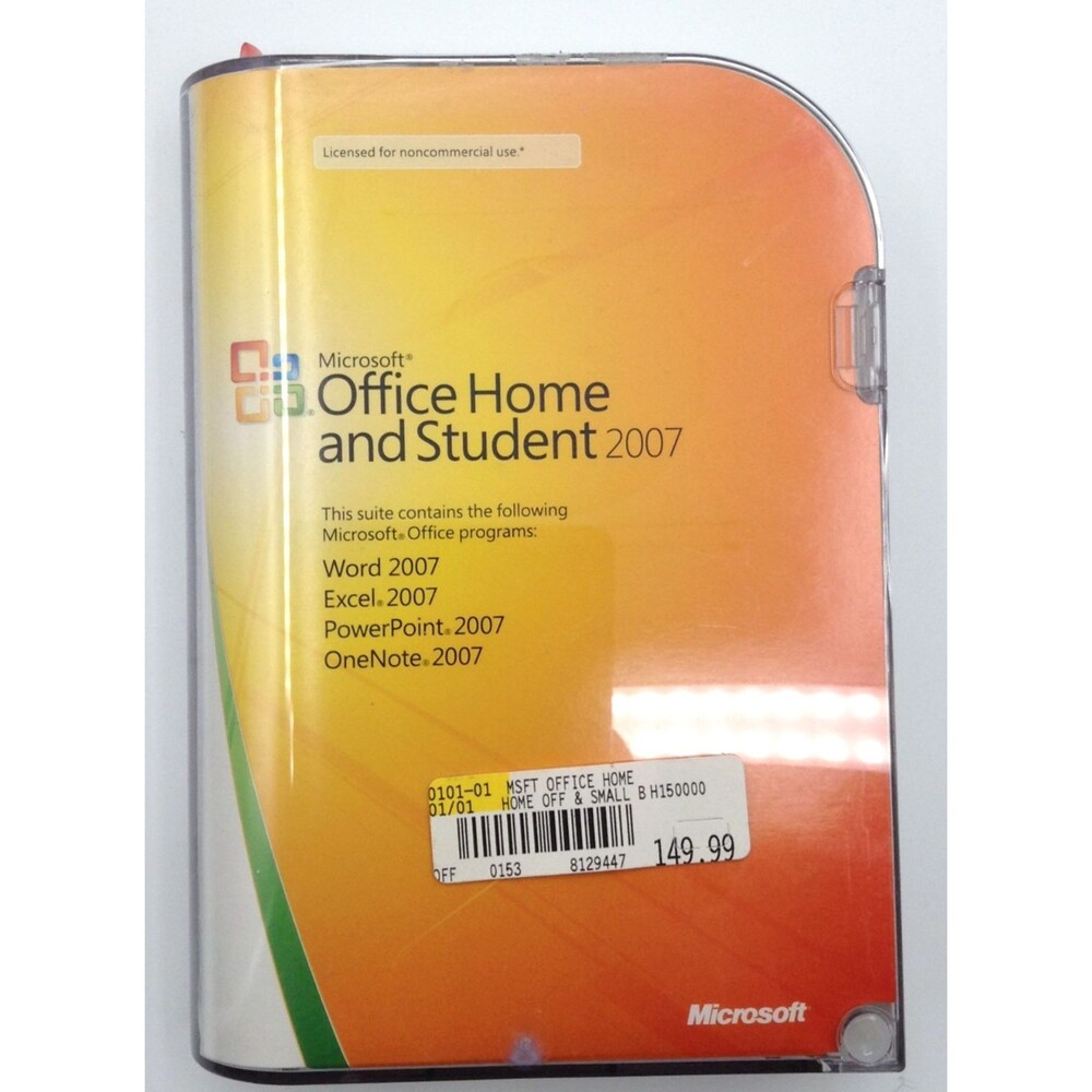 Microsoft MS Office Home and Student 2007 Word Excel PowerPoint OneNote Software - Picture 2 of 7